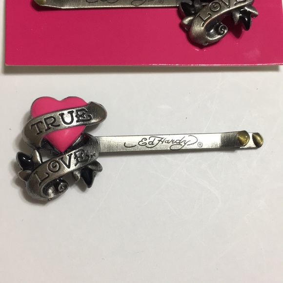 🖤NEW💕ED HARDY hair bobby pin set - Picture 5 of 10